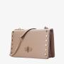 Susen Chrisbella 2022 lock shoulder bag classic solid color hand bag fashionable rivet chain women's messenger bags crossbody