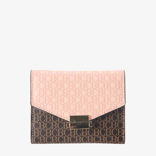 Susen Chrisbella Fashion luxury Letter printing contrast color PU Leather ladies wallet Multifunctional women's wallet 2022