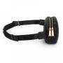 Fashion custom women bumbag pu leather adjustable waistband waist bags for ladies