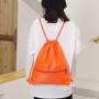 ZX046 Unisex Nylon Sports Fitness Athletic Bags Drawstring Sports Backpack Basketball Gift Bag String Bags With Zipper Pocket