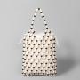 Fashionable Design Handwoven Hollow Wooden Bead Handbag