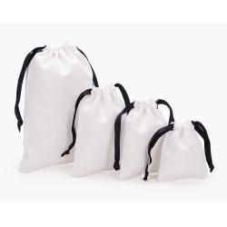In-Stock Canvas Drawstring Small Bag Cotton Wholesale Gift Jewelry Bag Custom Logo Daily Necessities Storage