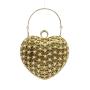 New Bridal Wedding Elegant Rhinestone Clutch Bag Handbag Banquet Tassel Heart Evening Bags For Woman
