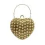 New Bridal Wedding Elegant Rhinestone Clutch Bag Handbag Banquet Tassel Heart Evening Bags For Woman