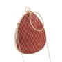 Characteristic Exquisite Clutches Oval Round Rhinestone Evening Bag Women handbag evening purse for party wedding