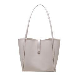 Wholesale 2pcs Soft Leather Tote Bags Vintage Casual Ladies Handbag Shoulder PU Leather Women's Bag