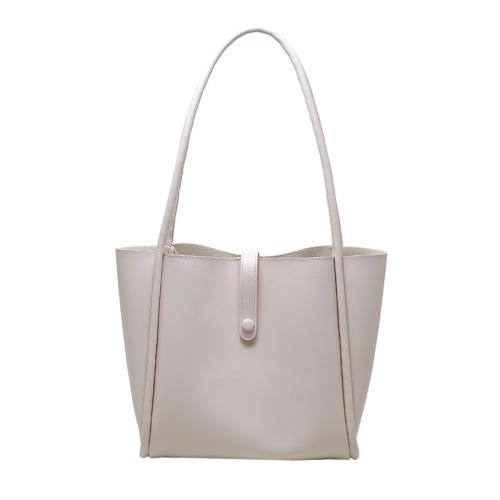 Wholesale 2pcs Soft Leather Tote Bags Vintage Casual Ladies Handbag Shoulder PU Leather Women's Bag