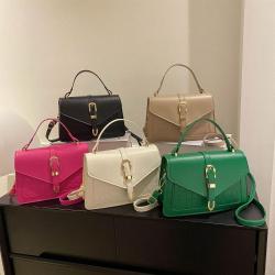 Summer New Fashion Simple One Shoulder Crossbody Casual Handheld Small Square Bag