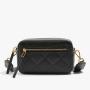 Wholesale Customized PU Lingge Retro Square Shoulder Bag For Women Elegant Nylon Webbing Shoulder Strap Lady Quilt Crossbody Bag