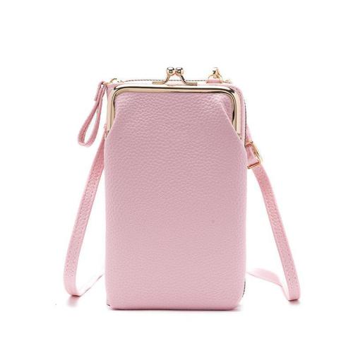 2024 Hot Sale Fashlon Holder Ladies Mobile  Phone Bags Wallet Women PU Leather Phone Bag Casual Custom Crossbody Bag