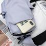 New Multi Color Waterproof Chest Pack Unisex Large Capacity Riding Nylon Waist Bag