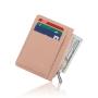 Custom women mini card holder wallet leather small wallet women mini coin purse wallet