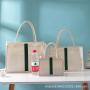 Laminating Canvas Wholesale Environmental Hand Canvas Single Shoulder Hand-Painted Canvas  Can Print Logo Cotton Bags