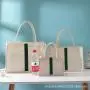 Laminating Canvas Wholesale Environmental Hand Canvas Single Shoulder Hand-Painted Canvas  Can Print Logo Cotton Bags