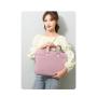 ZR825 Woman Business Laptop Bag Briefcase Oxford Cloth Handheld Document Bag Zipper Customized Logo Office Meeting Document Bag