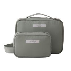 Gelory Cosmetic Bag women's large capacity cosmetic storage bag portable cosmetic  wash bag
