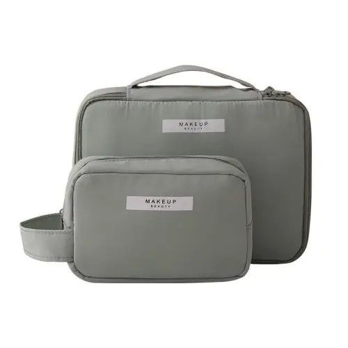 Gelory Cosmetic Bag women's large capacity cosmetic storage bag portable cosmetic  wash bag
