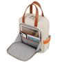 Custom Stylish Casual Minimalist Travel Backpack Multifunctional Daypack Portable Multi Pocket Carry On Teens Backpack