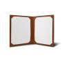 Premium pu leather popular menu holder table menu covers for restaurant/salons/cafe