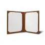 Premium pu leather popular menu holder table menu covers for restaurant/salons/cafe