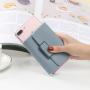carteras para mujer Small wallet female short student Korean cute coin purse mini fresh multifunctional folding card wallet