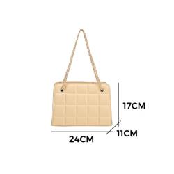 2024 Women's Crossbody Handbags Single Strap Chain Square Bags Embroidery Shoulder Bags for Women
