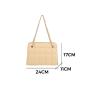2024 Women's Crossbody Handbags Single Strap Chain Square Bags Embroidery Shoulder Bags for Women