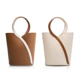 Private Label Elegant Vegan Leather Drawstring Womens Bucket Bags High Quality Crossbody Bag Female Chic Custom Ladies Hand Bags