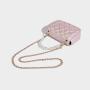 Wholesale custom 2024 luxury new pearl chain Puffer Bag rhombus Quilted Crossbody Body Bag Purse Sling Purse for women