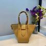 Factory Direct First Layer Cowhide Basket Bag 2021 New Soft Leather Bucket Bag Fashion Trapeze Ladies Tote Hand Bag