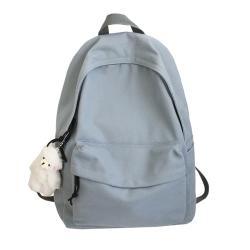 High Quality Students Schoolbag Custom Logo Canvas School Backpack Girls Boy Lightweight Casual Daypack For Travel