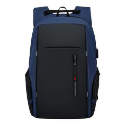 Men's business bag, laptop bag, multi-functional USB backpack, large-capacity shoulder bag, customizable with logo printing