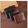 factory supply Cross-border new style men's wallet, multi-card slot, trendy bee embossed short wallet Spot wholesale