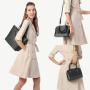 Lovevook Fashion luxury 3pcs ladies shoulder bags Waterproof PU tote bag wholesale trending women's handbags and purses