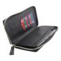 new design men's zipper customized leather mens long wallet phone holder purse men wallet with zip