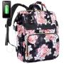LOVEVOOK 2022 waterproof fashion Backpack university girls 15.6 Inch College flower Bookbag Women Travel Laptop Backpacks