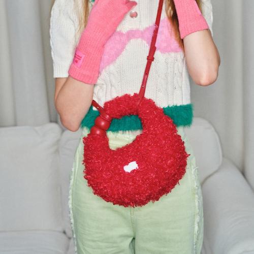 2024 Winter Fur Bag women's Work handbag Korean Style Luxury Trend Faux Fur Fuzzy Fluffy Plush  Lady Women's Shoulder Bags
