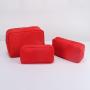 Keymay Wholesale High Quality Nylon Zipper Waterproof Custom Designer  Ladies Christmas Small Makeup Cosmetic Bag