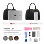Lovevook 2022 Brand designer Classic Double Zip Top Handle Dome Satchel Bag Ladies Shoulder Purse Small Crossbody Bags for Women