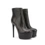 2022 Botas De Mujer New Arrival Ladies Sexy Banquet Boots Rounded Toe Platform Stiletto High Heeled Ankle Booties For Women