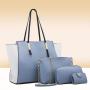 CCF96 New Fashion Messenger Shoulder Purse Bag Sets 4 Pieces Hand Bag Ladies Tote Bags Luxury Purses and Handbags for Women