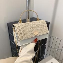 New Handbag Small Women's Bag 2024 New Woven Personalized Sling Bag for Women Fashion Retro Shoulder Bag Women