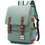 Custom Lightweight Retro Outdoor Large Capacity Travel Backpack School Bag Business Notebook Backpack with USB Port
