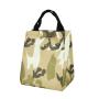 Reusable Lunch Bag Foldable Lunch Tote Travel Bag Lunch Box Holder Bento Cooler Bag