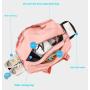 ZWY144 Wholesale New Fashional Travel Duffel Bag Women Sports Gym Bag with Shoe Compartment Nylon Wear-resistant Storage Bag