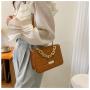 2022 Summer Popular Small Bag Korean Simple Checker Biscuit Bag Versatile Western Network Red One Shoulder Crossbody Bag