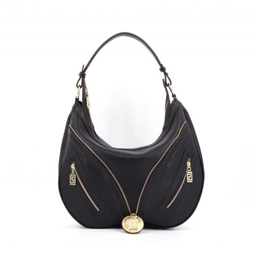 2024 top selling hobos shoulder bag for women soft Pu leather ladies bag big size designer underarm half moon bag factory  37 cm