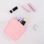 Keymay Multi-color Personalized Self-Adhensive Varsity Letter Patches Pouch Bag Cosmetic Nylon Cosmetic Bag Makeup Travel Bag