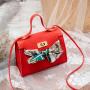 Customs Handbag Summer New Women's Korean Fashion Scarf Portable Single Shoulder Messenger Lock Bag  Zipper Square Small Handbag