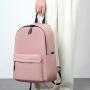 2024 new computer backpack men's and women's fashion trend simple solid color travel backpack large capacity backpack